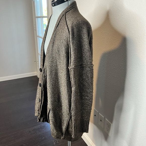 Long oversized Grandpa Cardigan Sweater BGBG generation Small But Fits BIG - Picture 3 of 6